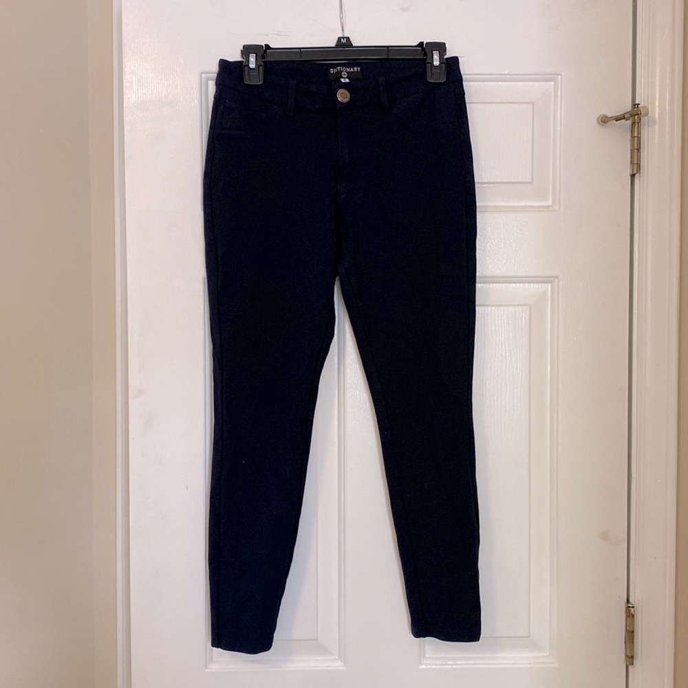 Dictionary skinny jeggings size 8 navy
